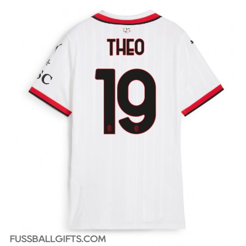 AC Milan Theo Hernandez #19 Fußballbekleidung Auswärtstrikot Damen 2024-25 Kurzarm